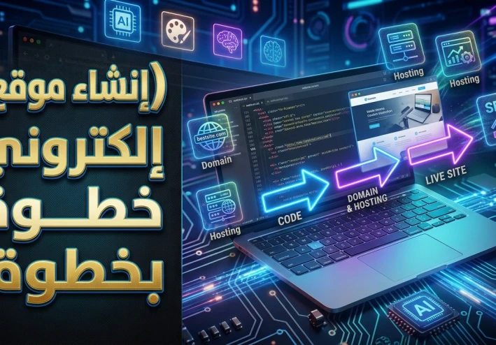 كيفية إنشاء موقع إلكتروني خطوة بخطوة للمبتدئين في 2026