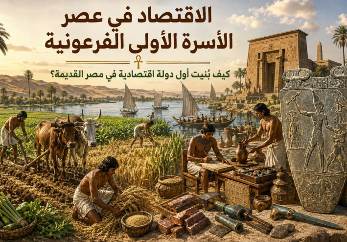 الاقتصاد في عصر الأسرة الأولى الفرعونية: كيف بُنيت أول دولة اقتصادية في مصر القديمة؟