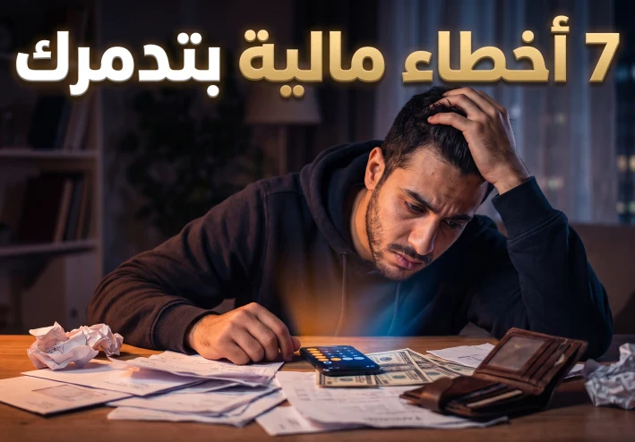 7  أخطاء مالية بتدمر مستقبلك... وإنت متعرفش إنك بتعملها