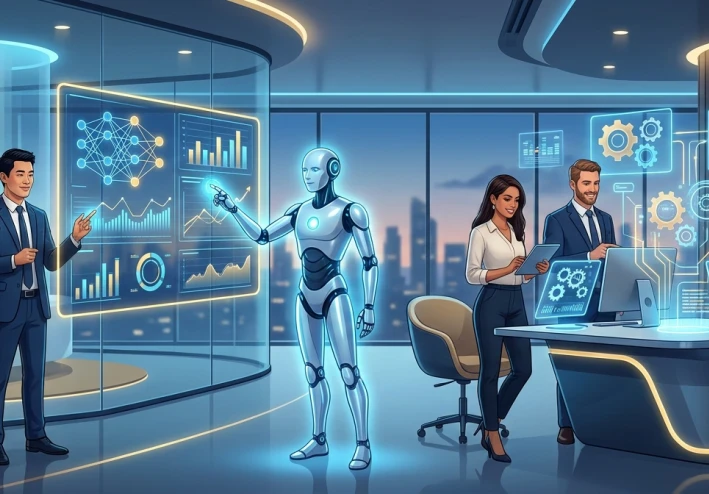 مستقبل العمل: كيف تُعيد الأتمتة والذكاء الاصطناعي رسم خريطة الأعمال؟🚀