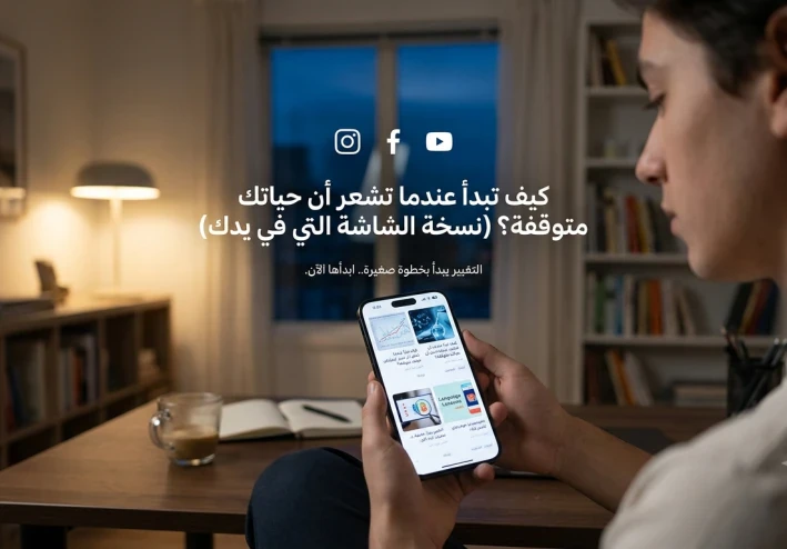 كيف تبدأ عندما تشعر أن حياتك متوقفة؟