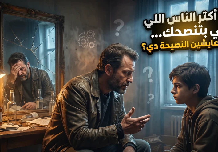 ليه أكتر الناس اللي بتنصحك... مش عايشين النصيحة دي؟
