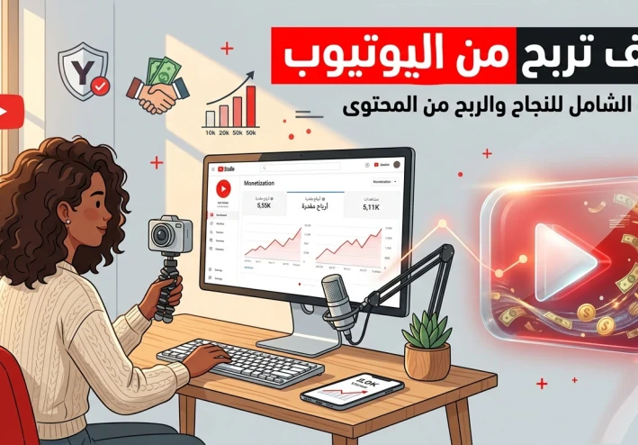 ازاي تعمل فلوس من اليوتيوب: دليلك الشامل للربح من المحتوى