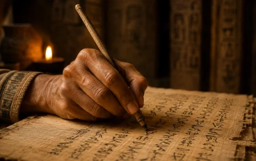 "الكتابة الهيراطيقية: أسرار الكهنة ولماذا تخلوا عن الهيروغليفية؟ | ATHARSTORY STUDIO (الجزء الثاني)"