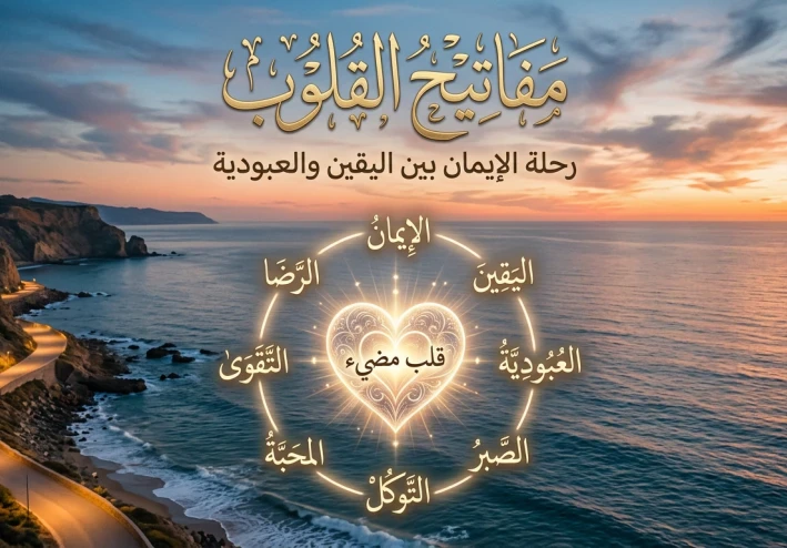 مفاتيح القلوب رحلة الإيمان بين اليقين والعبودية