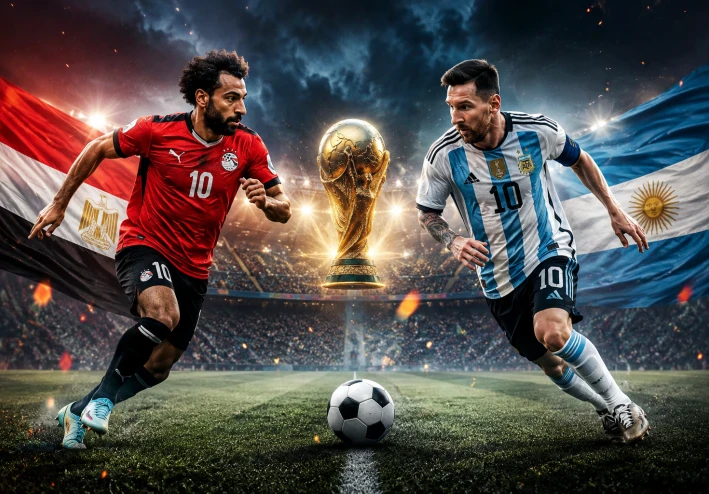 بث مباشر مباراة مصر والأرجنتين اليوم في كأس العالم 2026.. الموعد والقنوات الناقلة ورابط المشاهدة