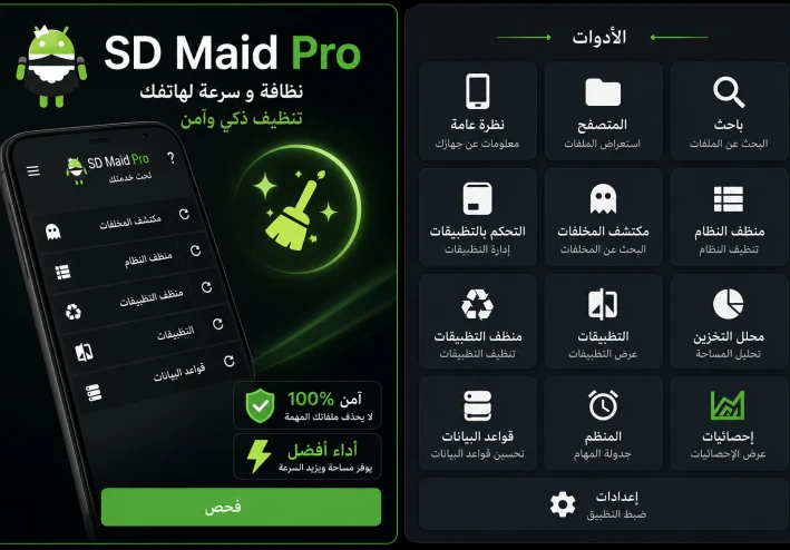SD Mida Pro: تطبيق تنظيف الأندرويد الذي لا تعرفه