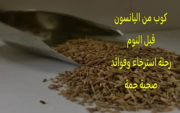 كوب من اليانسون قبل النوم: رحلة استرخاء وفوائد صحية جمة
