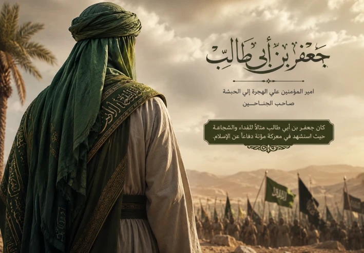 جعفر بن أبي طالب رضي الله عنه صاحب الهجرتين وبطل غزوة مؤتة