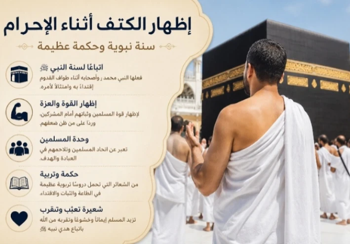 لماذا نظهر اكتافنا كمسلمين في الإحرام