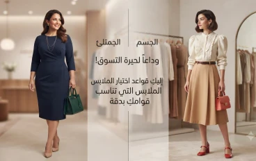 وداعاً لحيرة التسوق! إليكِ قواعد اختيار الملابس التي تناسب قوامكِ بدقة