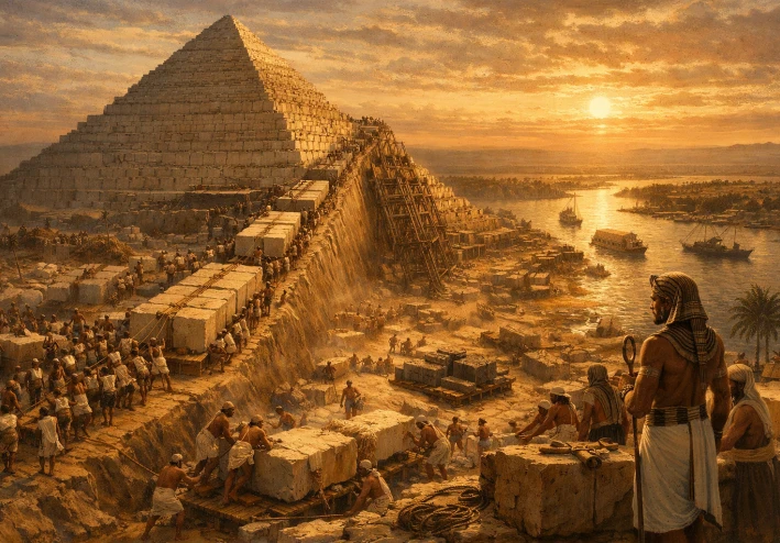 خوفو: الملك الذي حبس اسمه داخل مليونين ونصف مليون حجر
