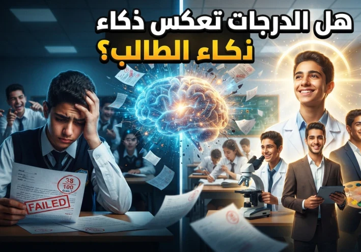 هل الدرجات تعكس ذكاء الطالب؟ عندما تتحول الأرقام إلى أحكام خاطئة
