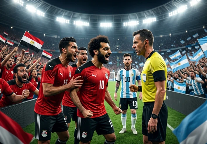 مصر ضحية العنصرية والظلم التحكيمي أمام الأرجنتين.. عندما تُسرق الأحلام داخل المستطيل الأخضر