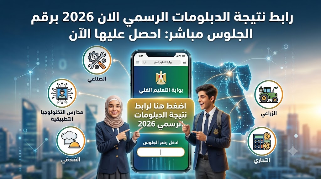 صورة مقال رابط نتيجة الدبلومات الرسمي 2026 برقم الجلوس مباشر احصل عليها فور ظهورها هنا