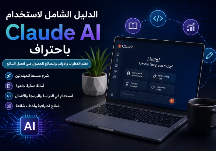 كيفية استخدام Claude AI باحتراف: الدليل الشامل للمبتدئين والمحترفين مع أفضل الأوامر العملية في 2026