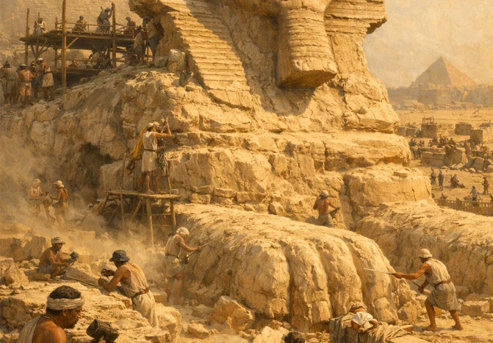 أبو الهول: الوجه الذي نحته المصريون من صخرة واحدة ليحرس الأبدية