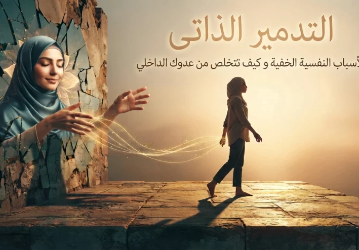 ما هو التدمير الذاتي؟ الأسباب النفسية الخفية وكيف تتخلص من عدوك الداخلي
