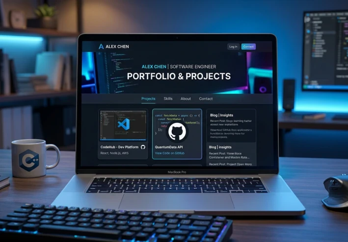 كيف تبني أول معرض أعمال (Portfolio) احترافي يجذب أصحاب الشركات والعملاء؟