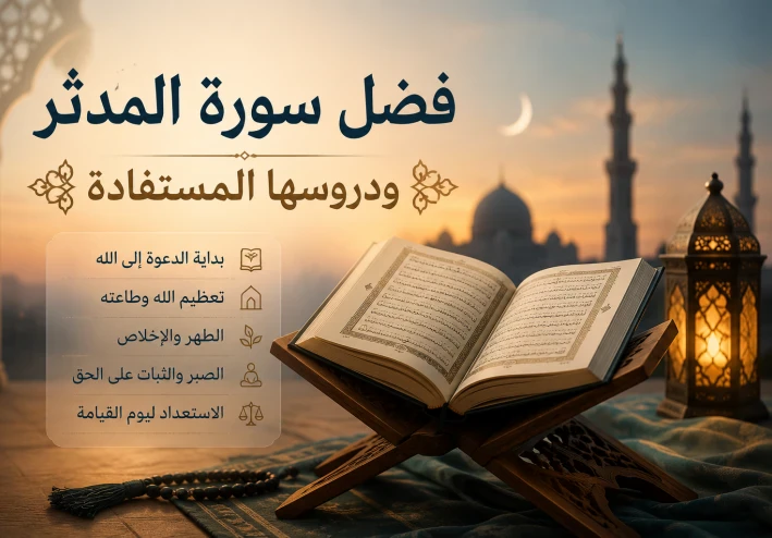 فضل سورة المدثر ودروسها المستفاده