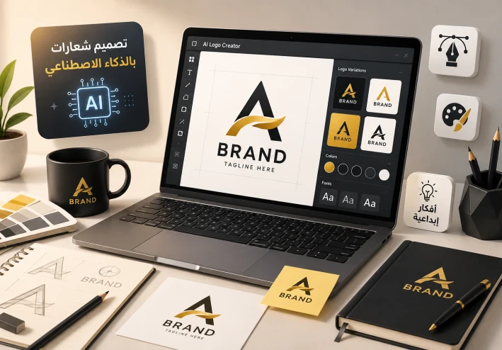 أفضل أدوات تصميم الشعارات بالذكاء الاصطناعي مجانًا ومدفوعة 2026 | صمم شعارًا احترافيًا في دقائق