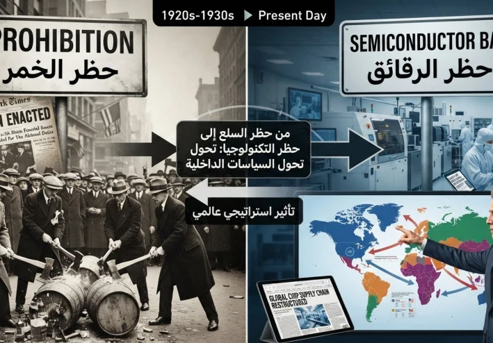 من حظر الخمر إلى حظر الرقائق: كيف أعادت السياسات الداخلية تشكيل الاستراتيجية العالمية  المقدمة