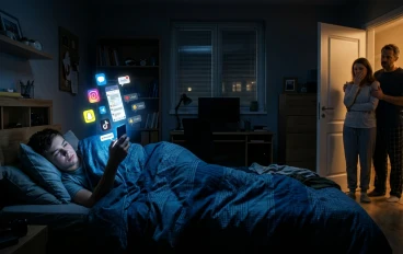✅ كيف يؤثر استخدام الهاتف ليلًا في صحة الأطفال؟ أحدث الدراسات تكشف نتائج مهمة
