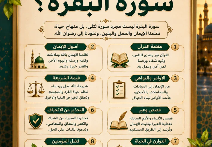 ماذا تعلمنا من رحلة سورة البقرة؟ دروس تغير حياتنا