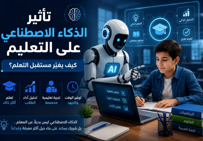🤖 تأثير الذكاء الاصطناعي على التعليم: هل أصبح مستقبل التعلم أذكى؟