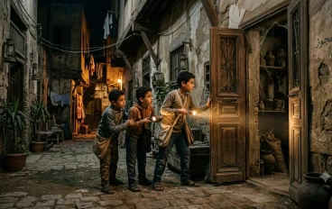 أولاد الحارة والسر اللي في بيت العجوز"* 🏘️🔦