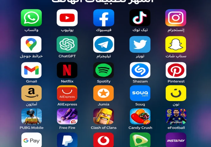 أشهر تطبيقات الهاتف التي غزت العالم وأصبحت جزءًا من حياتنا اليومية