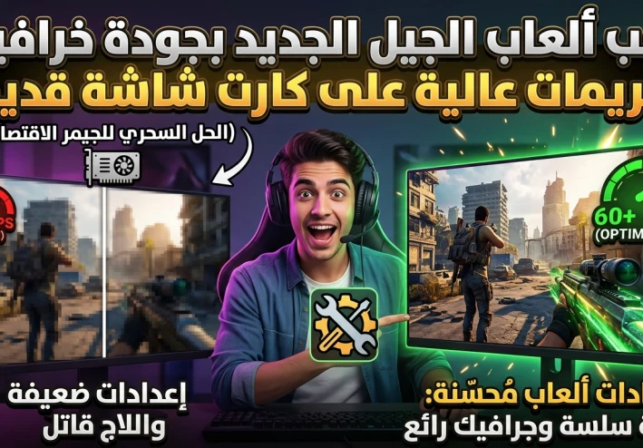 العب ألعاب الجيل الجديد بجودة خرافية وفريمات عالية على كارت شاشة قديم! (الحل السحري للجيمر الاقتصادي)