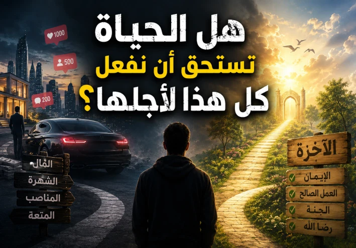 هل الحياة تستحق أن نفعل كل هذا لأجلها؟ نظرة بين الدنيا والآخرة