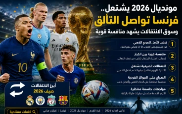 مونديال 2026 يشتعل.. آخر أخبار كأس العالم وسوق الانتقالات العالمية