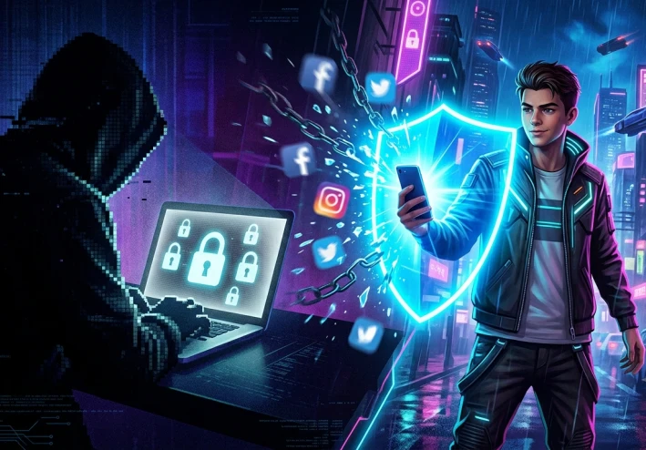 الوعي بالحمايه من المبتزين عبر النت