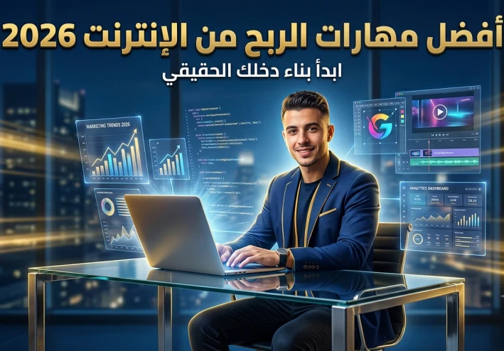 أفضل المهارات للربح من الإنترنت في 2026 وفقًا لأحدث التقارير العالمية