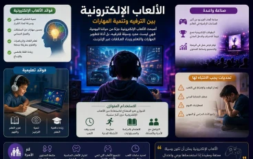 الألعاب الإلكترونية: فوائدها وأضرارها وأهميتها في تنمية المهارات