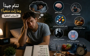 هل تنام جيدًا وما زلت متعبًا؟ إليك الأسباب الخفية