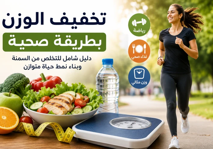 تخفيف الوزن بطريقة صحية: دليل شامل للتخلص من السمنة وبناء نمط حياة متوازن