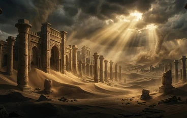 لغز مدينة "إرم ذات العماد": هل توجد المدينة الأثرية المفقودة تحت رمال الصحراء؟