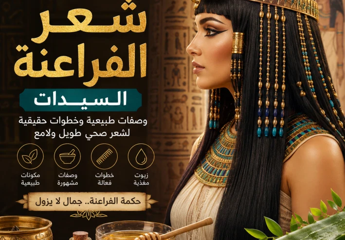 سر جمال شعر سيدات الفراعنة | وصفات مصرية قديمة لترطيب وتنعيم وتقوية الشعر بخطوات طبيعية