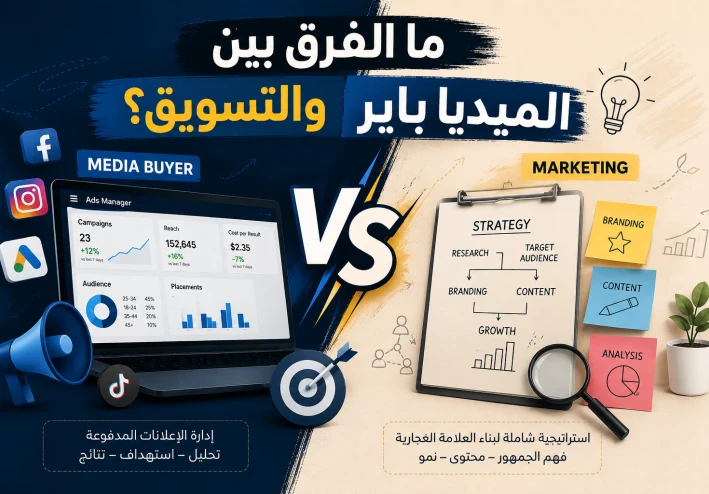 ما الفرق بين الميديا باير والتسويق؟ ولماذا يخلط الكثير من الناس بينهما؟