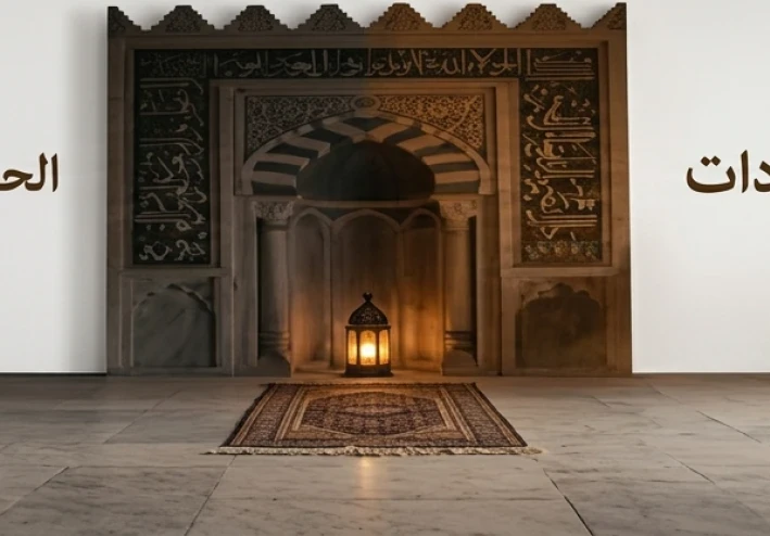 العبادة بين (الصبر عليها )و(المحبة لها)