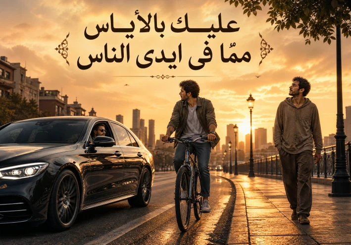 عليك بالإياس مما في أيدي الناس" وصية نبوية غالية