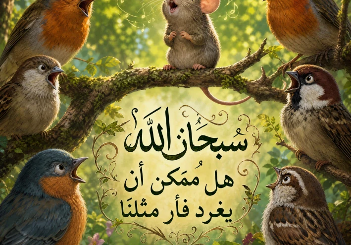 هل سمعت يوما عن فأر يغرد مثل الطيور