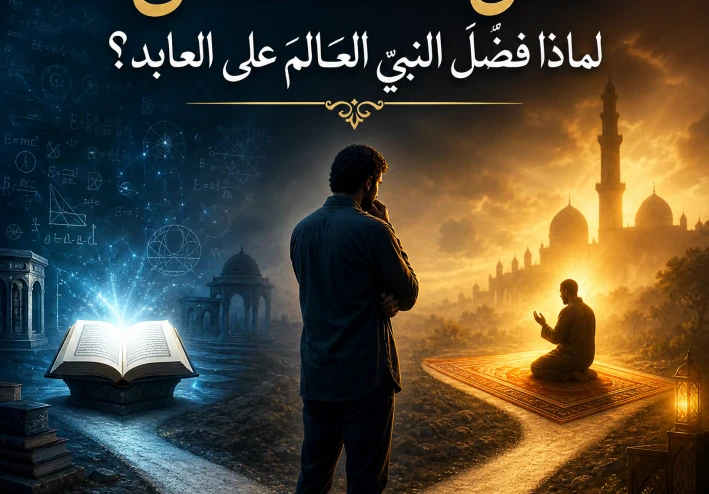 سر توبة قاتل المائة نفس: لماذا فضّل النبي العالم على العابد؟