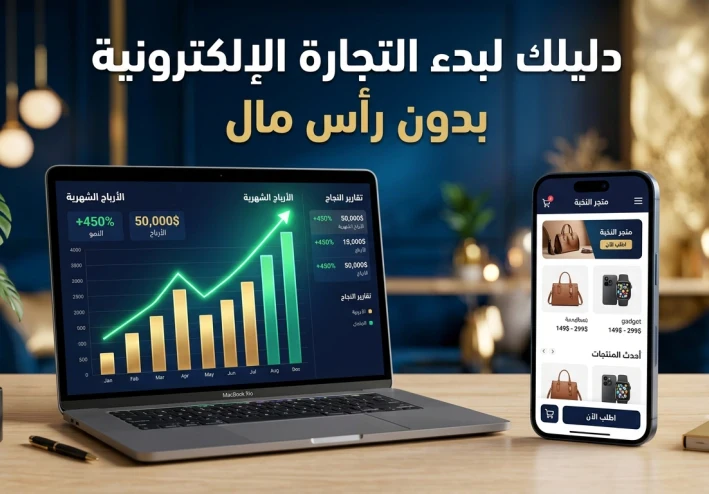 التجارة الإلكترونية والدروب شيبينغ: بوابتك الذهبية لثروة رقمية بدون رأس مال