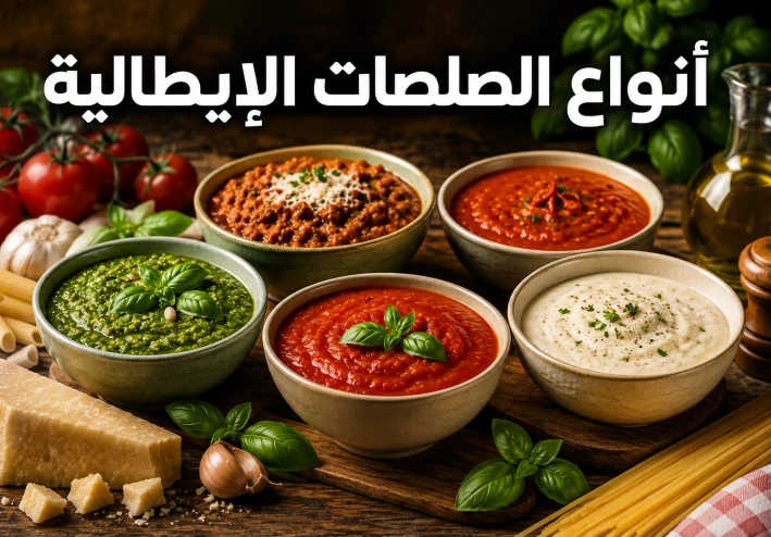 أنواع الصلصات الإيطالية: أشهر 10 صلصات في المطبخ الإيطالي