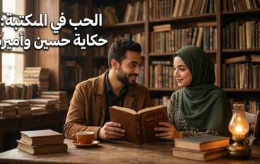 بين رفوف المكتبة.. التقت أرواحنا