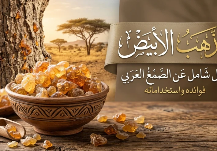 دليل شامل عن الصمغ العربي وفوائده المذهلة واستخداماته